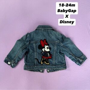 GAP Toddler Minnie Mouse Blue Denim Jean Jacket
